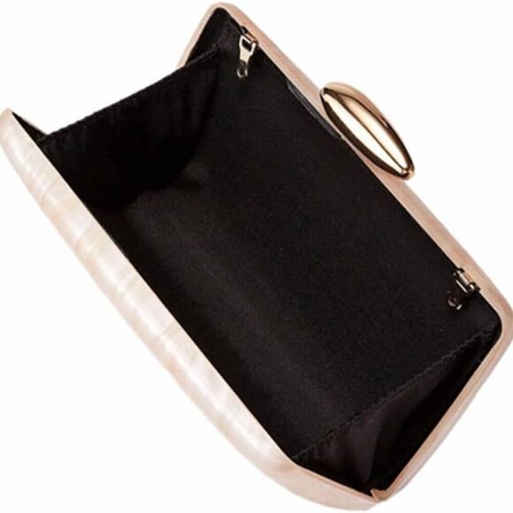 Versatile Acrylic Evening Purse: Crossbody Clutch with Unique Marble Design - Picture 6 of 6